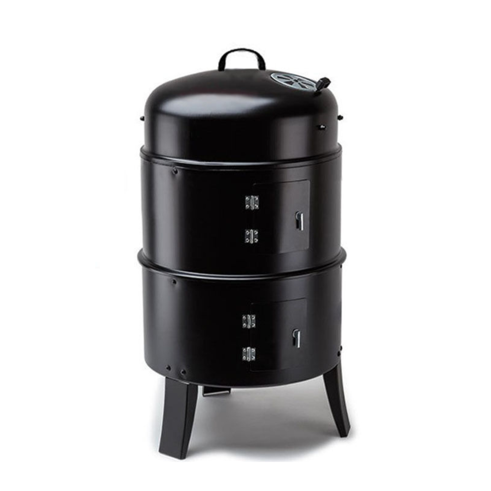 BBQ Roasting Grill For 3-In-1 Portable Charcoal Smoker For Backyard/Camping