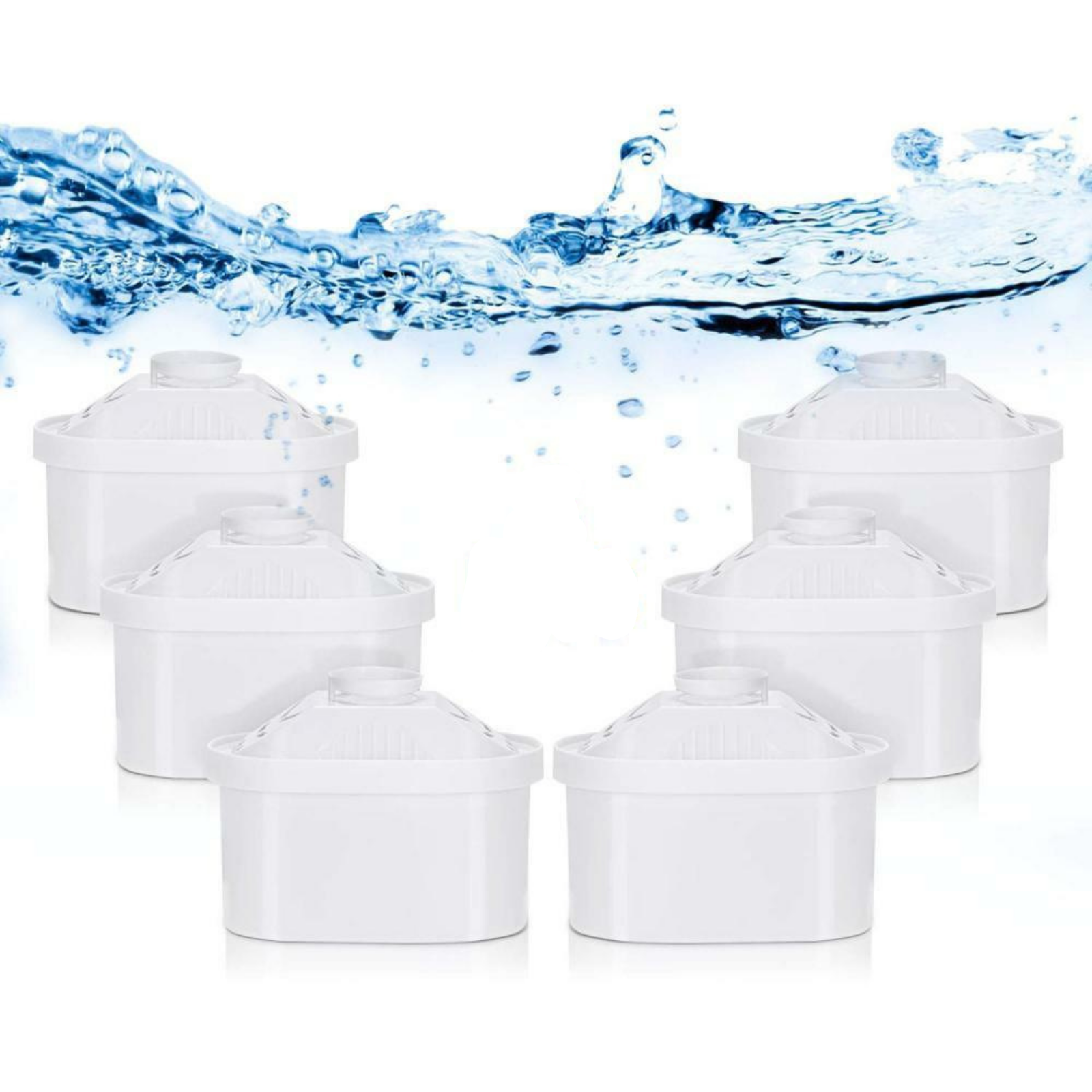 Replacement Cartridges Refills 6pcs Water Filter Jug