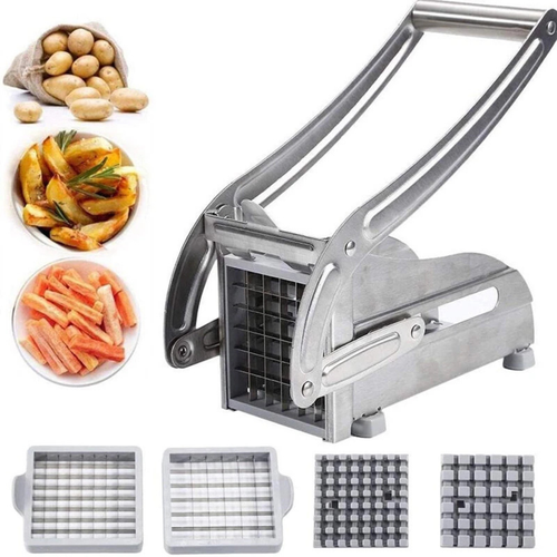 Potato Chip French Fries Slicer Stainless Steel Cutter Kitchen Tool