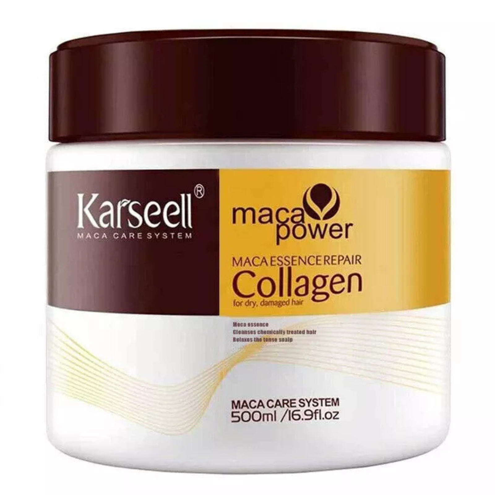 Conditioning Argan Oil Mask Hair Treatment Deep Repair 500ml Karseell Collagen