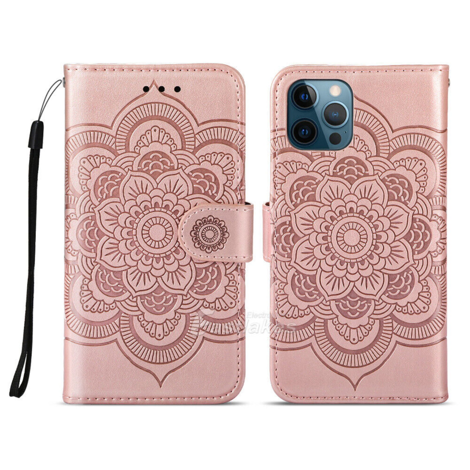 Apple iPhone 11 Leather Wallet Shockproof Case Cover