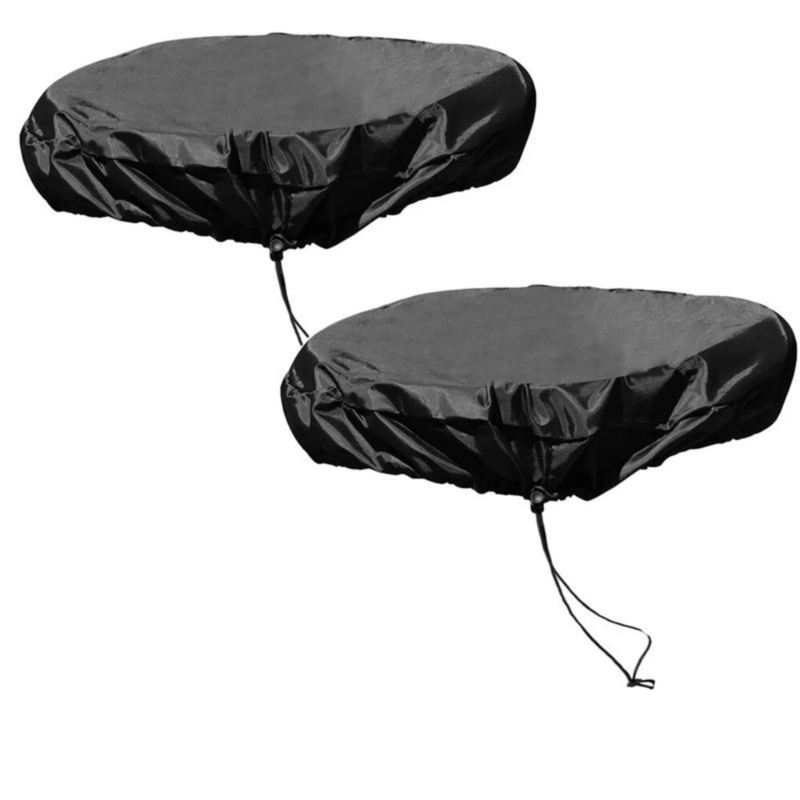 Stretchable Drawstring Black Drum Cover Protective Music Instrument