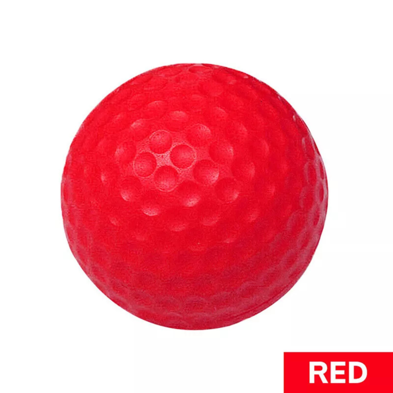 Red 12x Ball Indoor Outdoor Training Golf Practice Foam Balls PU Sponge