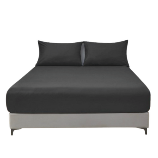 2200TC Single Fitted Sheet Set Hotel Ultra Soft Sheet & 2pcs Pillowcases