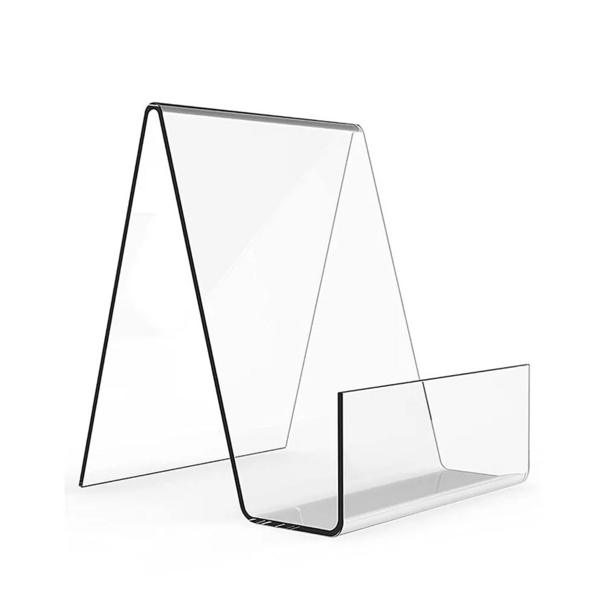 Cookbook Holder Acrylic Display Stand Book Shoe Phone Tablet 2x