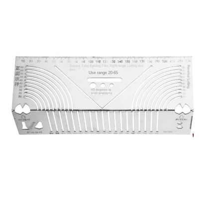 Steel Angle Arc Marking Tool Multi-Purpose Layout S Style Carpenter Ruler 1x