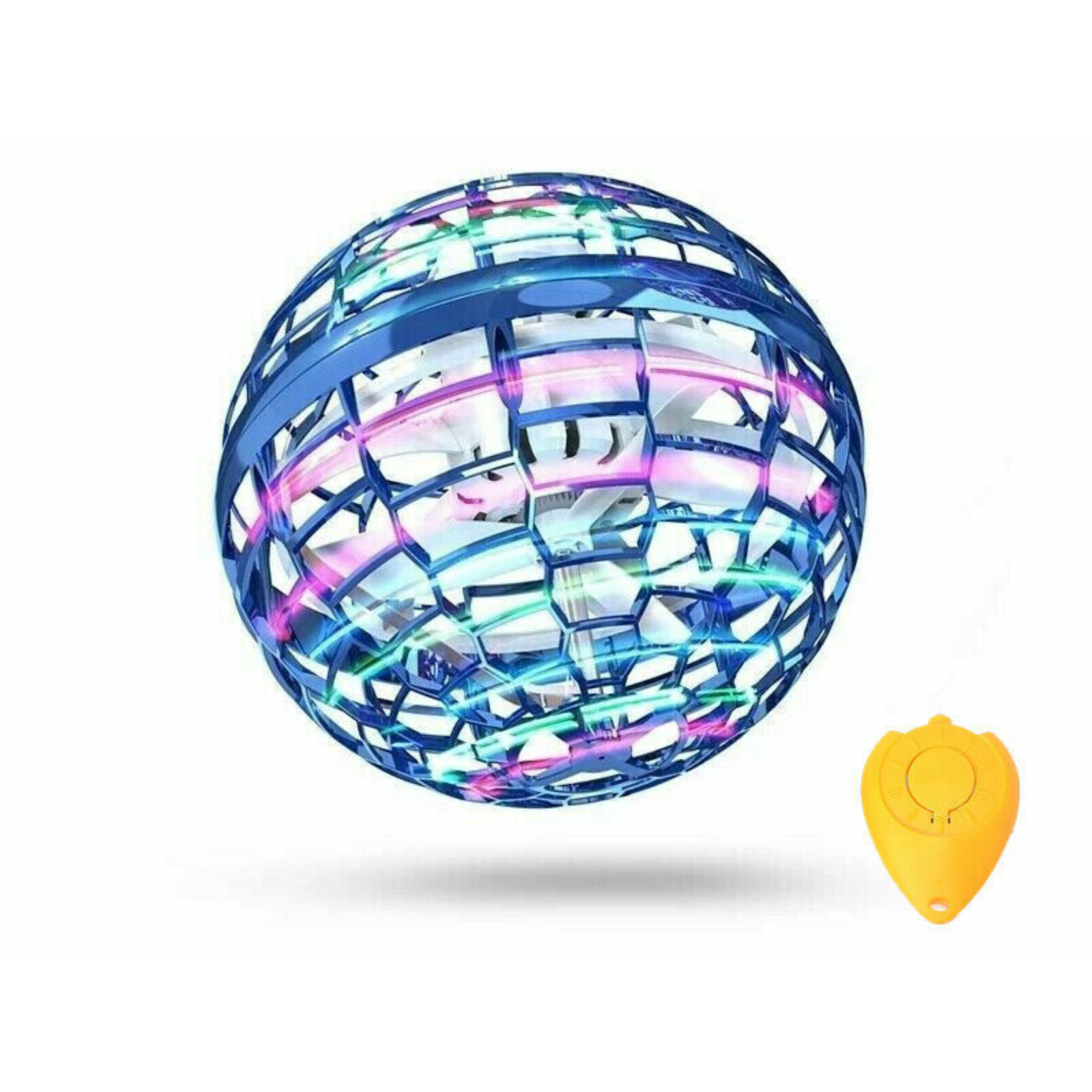 Flying Ball Space Mini Drone  Magic Fly  Nova Pro UFo Boomerang Christmas Blue