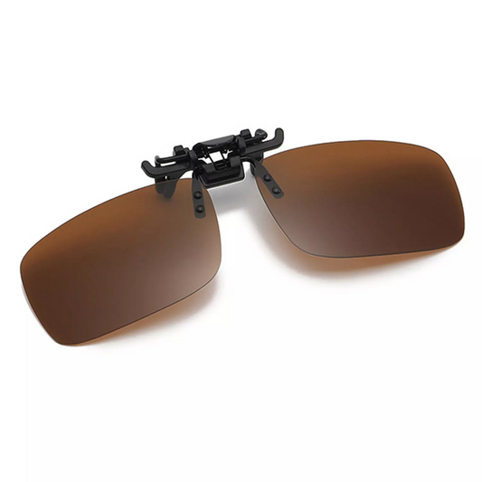 Polarized Fishing Eyewear Photochromic Clip On Flip Sunglasses Pilot