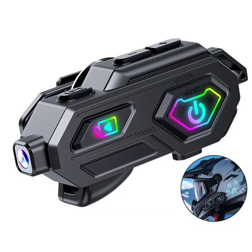 Motorbike Bluetooth Motorcycle 1080P HD Camera Recorder Riding Camera