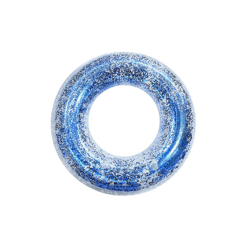 Adult Transparent Inflatable Swim Ring 60 cm PVC Float Tube for Adults