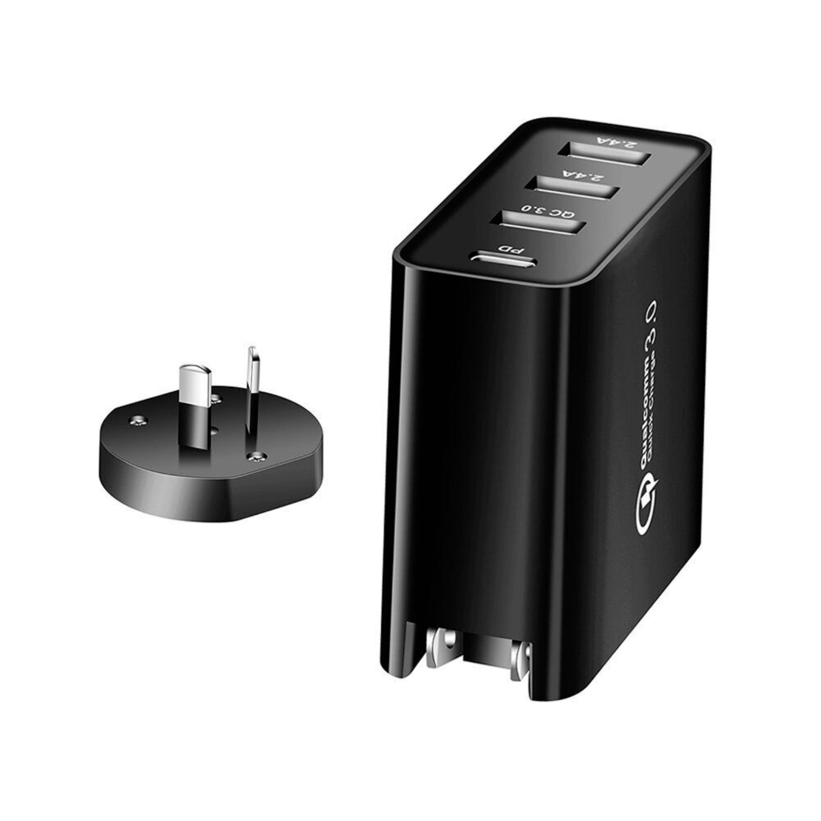 4 Port Fast Charging Charger Multi USB QC3.0 48W PD  Type C Wall Adapter