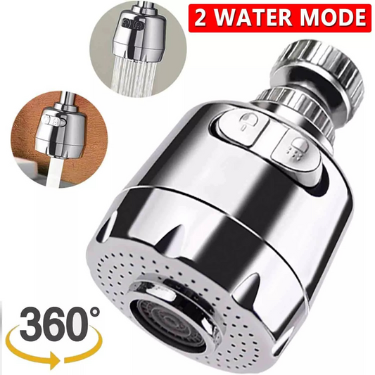 360° Rotatable Faucet Kitchen Moveable Water Saving Tap Head Filter Sprayer
