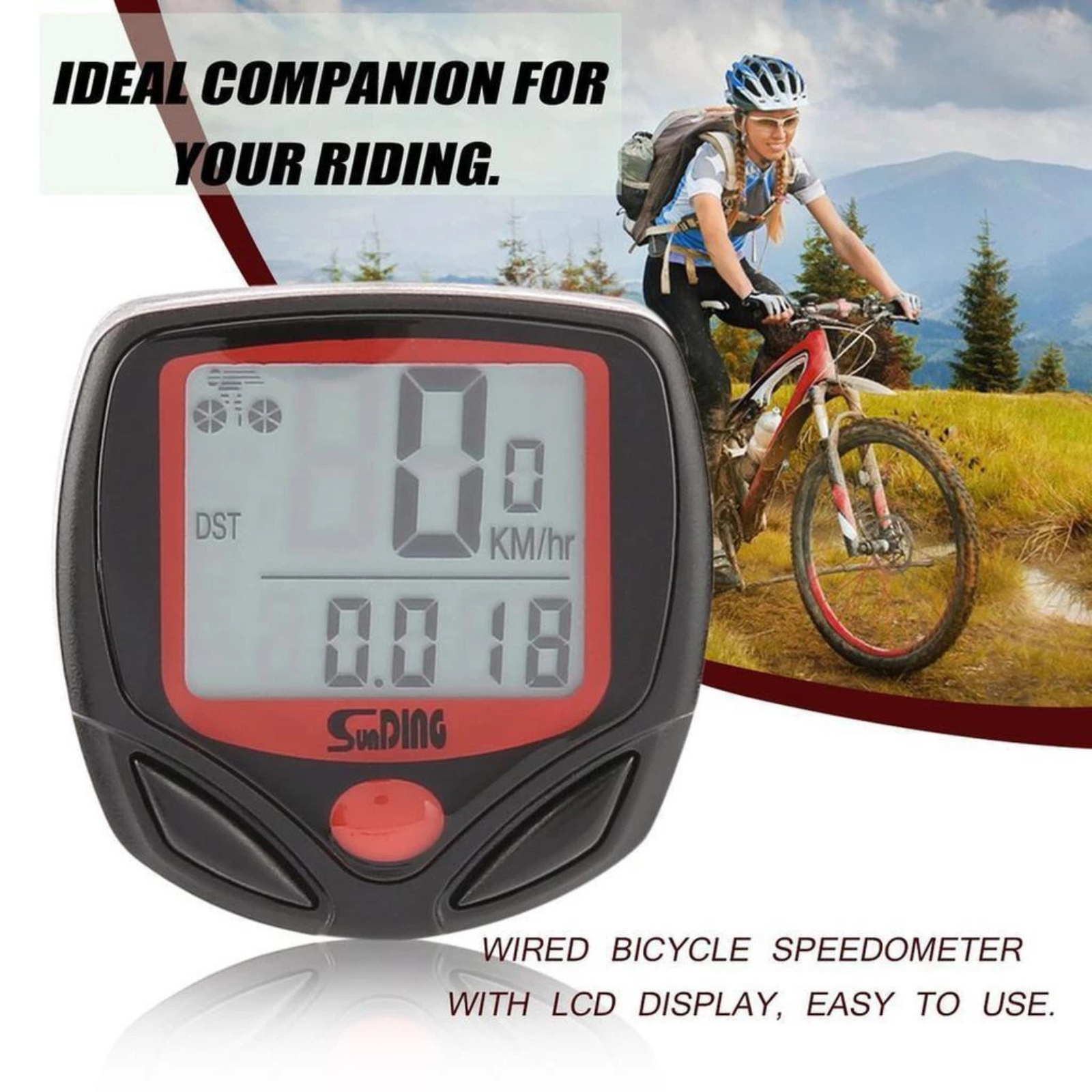 UA Wireless Bike Computer Speedometer Odometer for Cycling