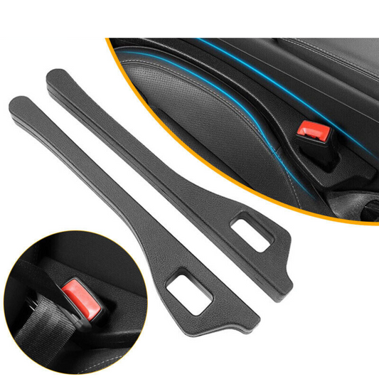 Universal PU Soft Holster Blocker Pad 2PCS Car Seat Gap Filler Spacer Auto