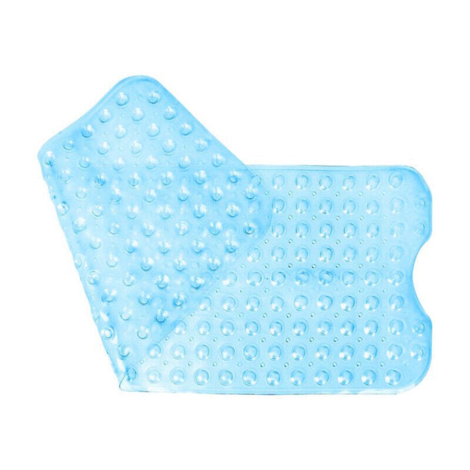 Blue Anti Non Slip Rubber Sucker Bathtub 100x40cm Bath Shower Mat Extra Large