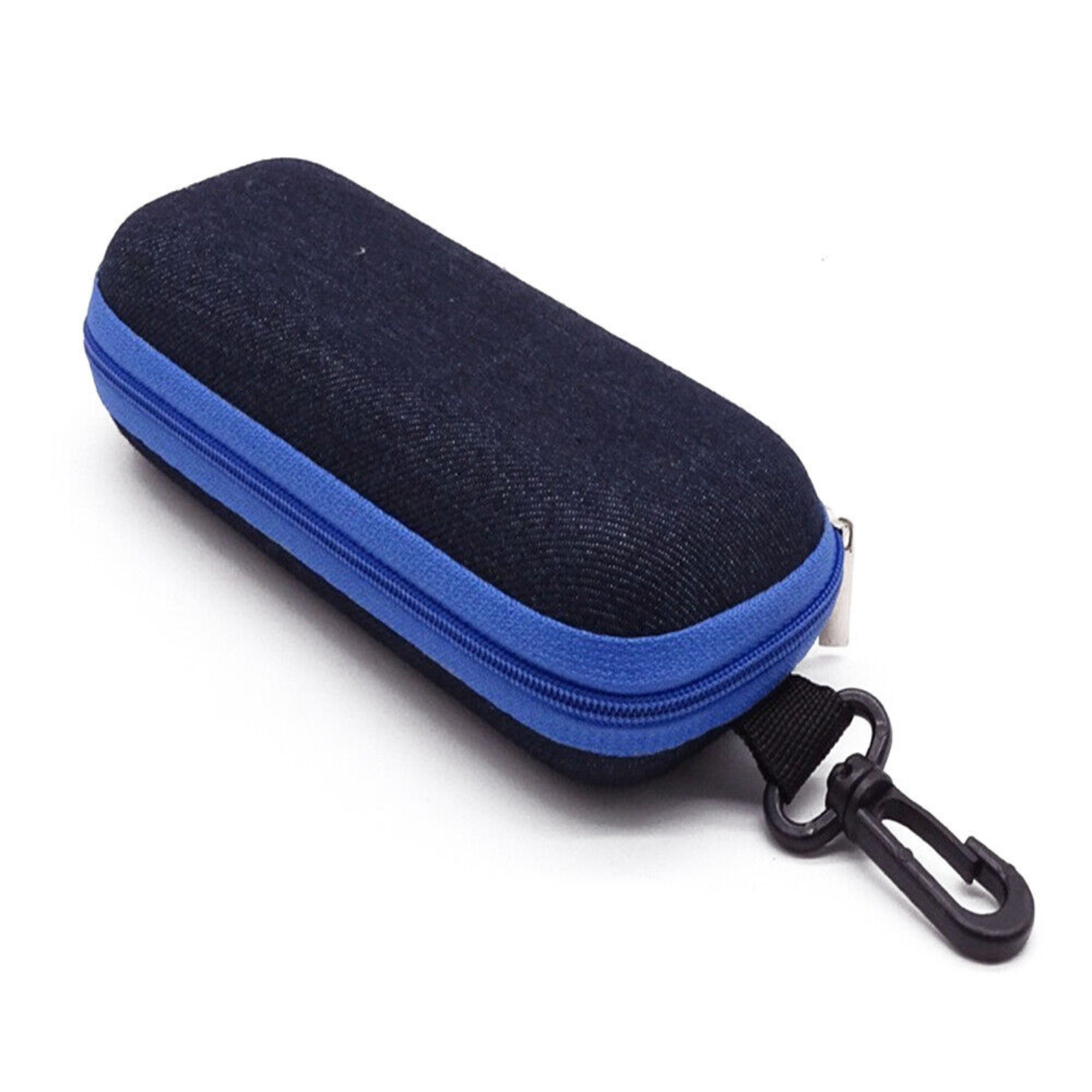 Blue Portable Glasses Protector Eyeglasses Sunglasses Hard Case Box Shell