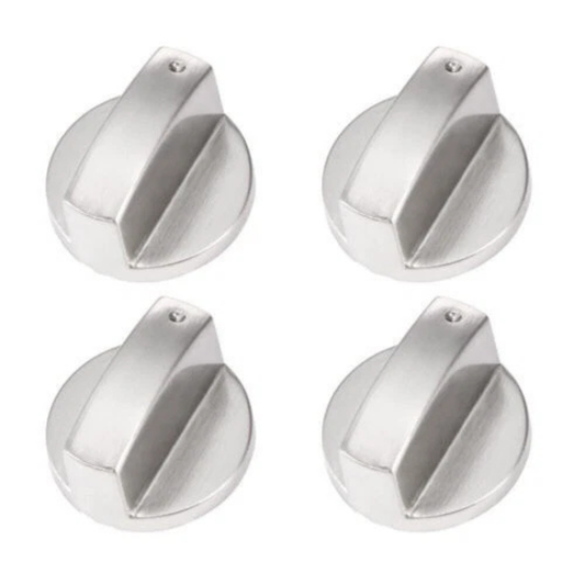 Universal Gas Stove Knobs Cooker Oven Hob Control Set 4x Pack Reliable