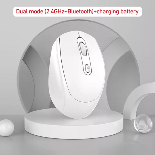 2.4G+Bluetooth Computer Mouse Wireless Mouse Rechargeable Bluetooth Mouse