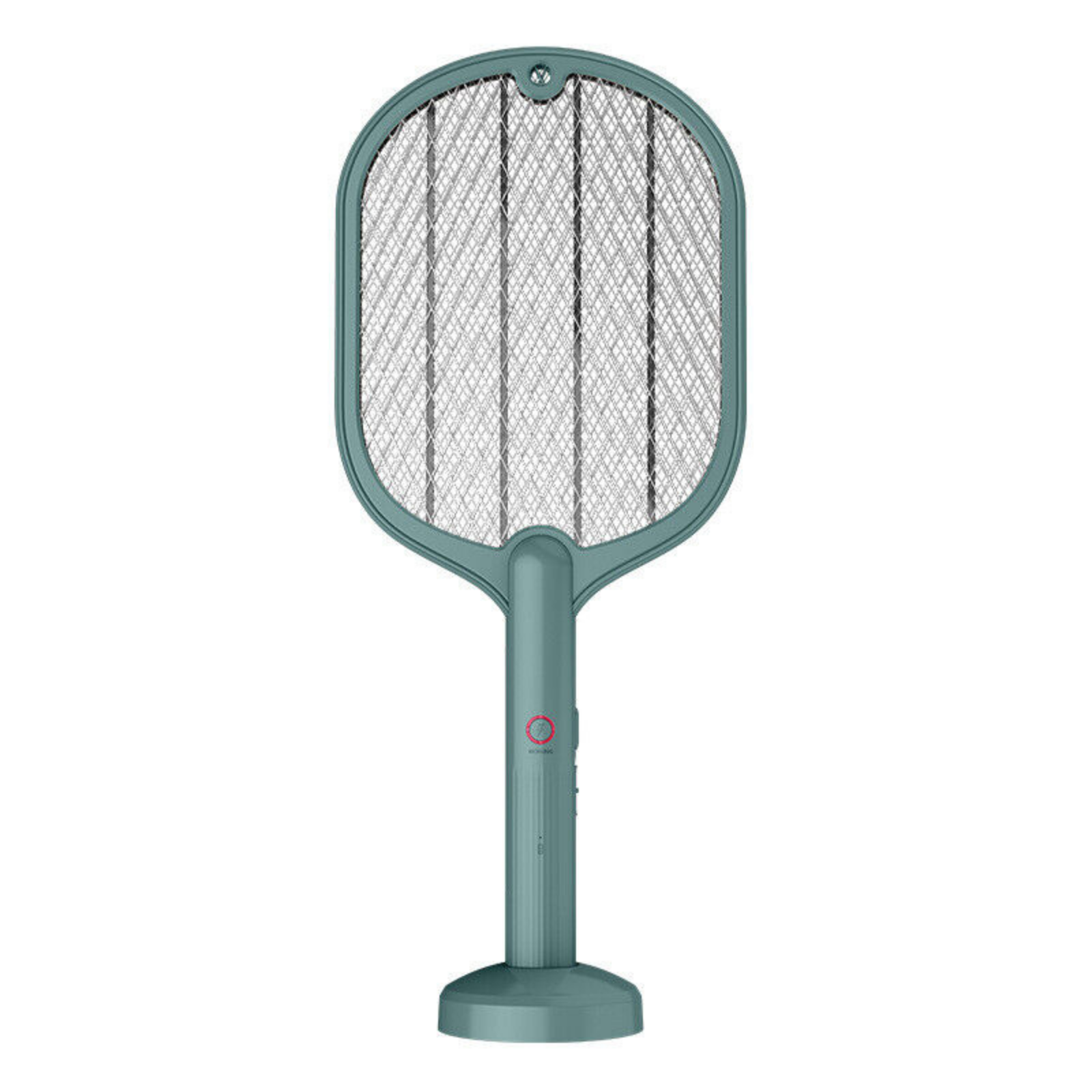 Racket Fly Swatter Mosquito 2 In 1 Electric USB Rechargeable Killer Zapper Green
