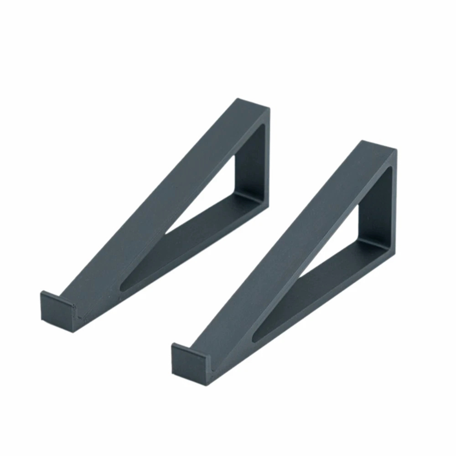 Portable Computer Black Keyboard Riser Monitor Holder Accessories 1 Pair