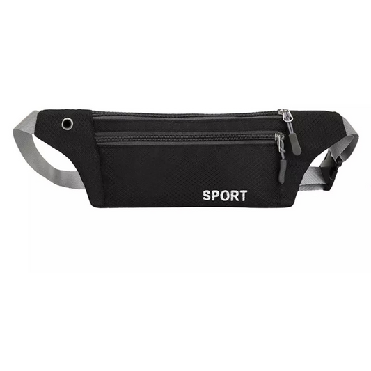 Black Pouch Sports Wallet Bags Money Zip Waterproof Running Belt Bum Bag