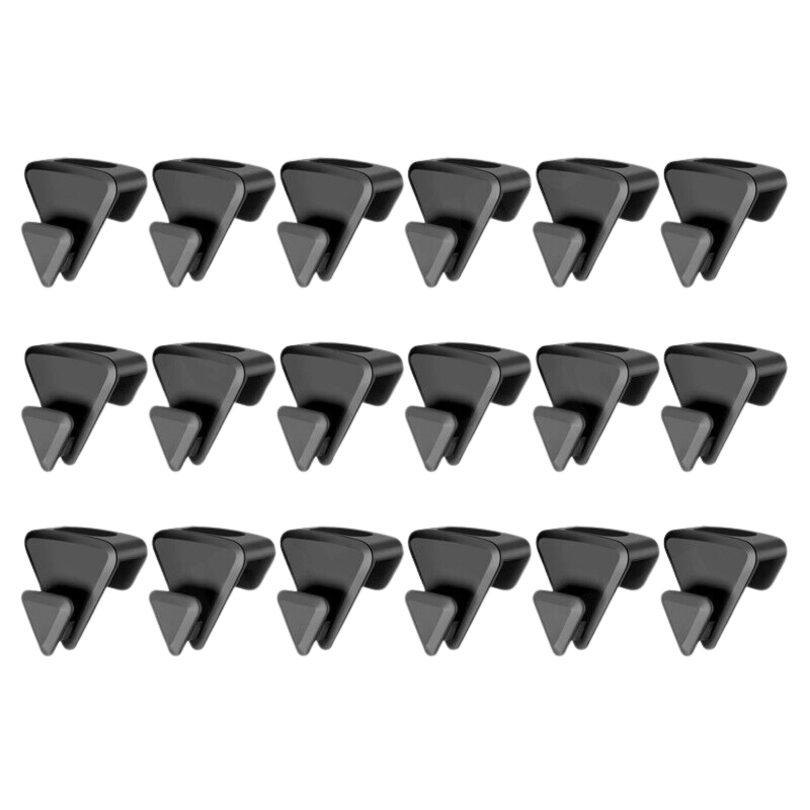 18PCS Ruby Space Triangles Connector Hooks Triple Closet Space Clothes Hanger