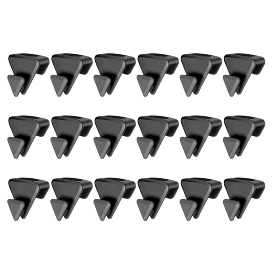 18PCS Ruby Space Triangles Connector Hooks Triple Closet Space Clothes Hanger