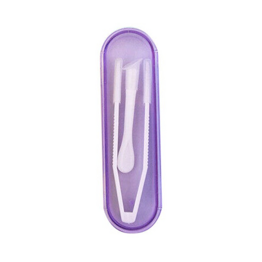 Contact Lens Remover Stick Inserter Tweezers Purple Tool for Safe Handling