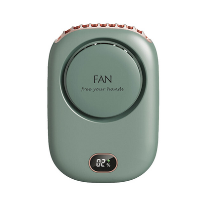 Rechargeable Desk Fan Portable Neck Fan USB  Mini Cooling Travel Hanging Fan