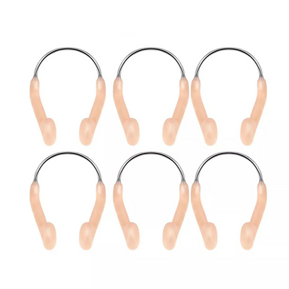 Waterproof Surfing Plug Protector Training 6x Silicone Nose Clip Swimming