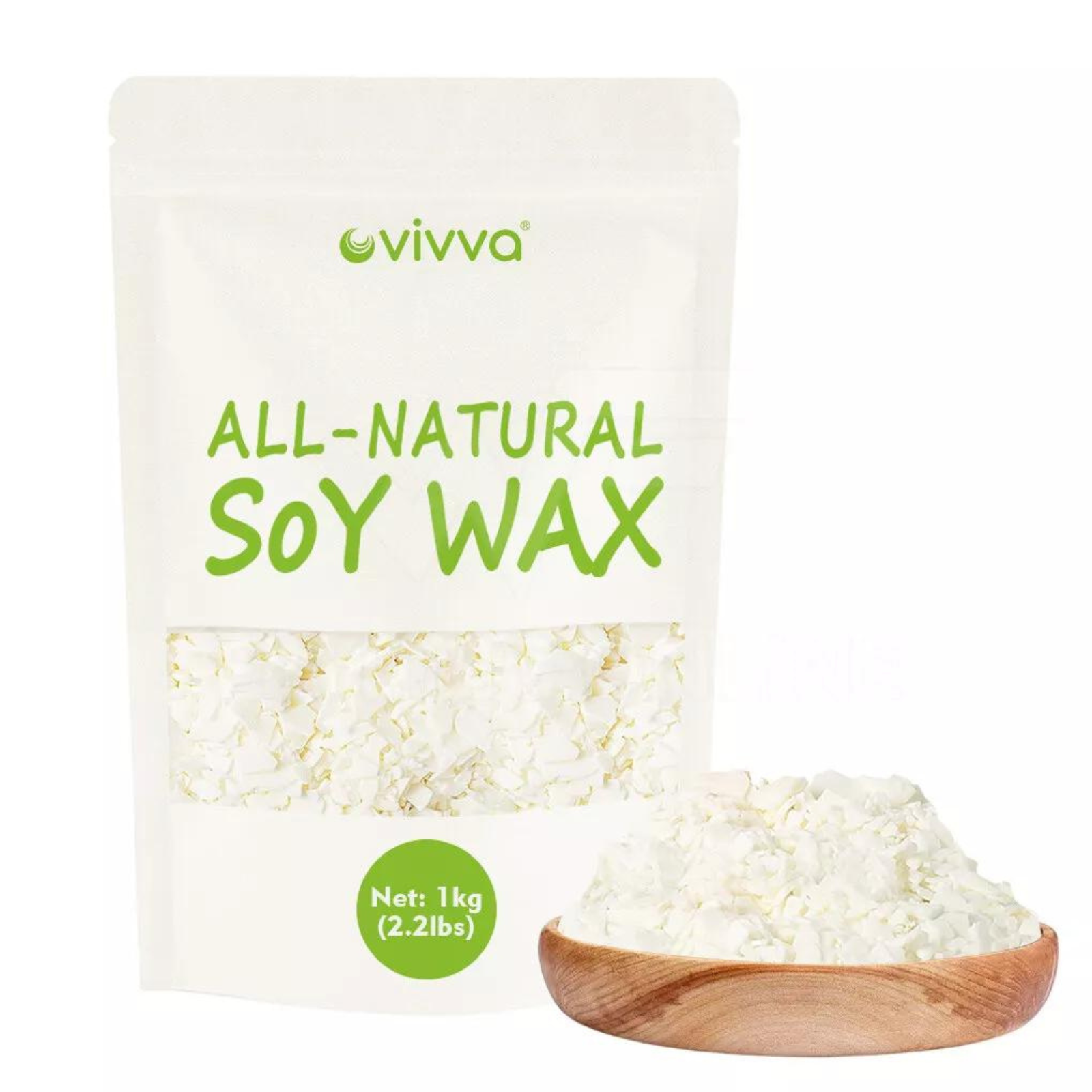1kg Soy Wax Cruelty Free Candle Making Natural Kosher 100% Pure Soy Wax Natural