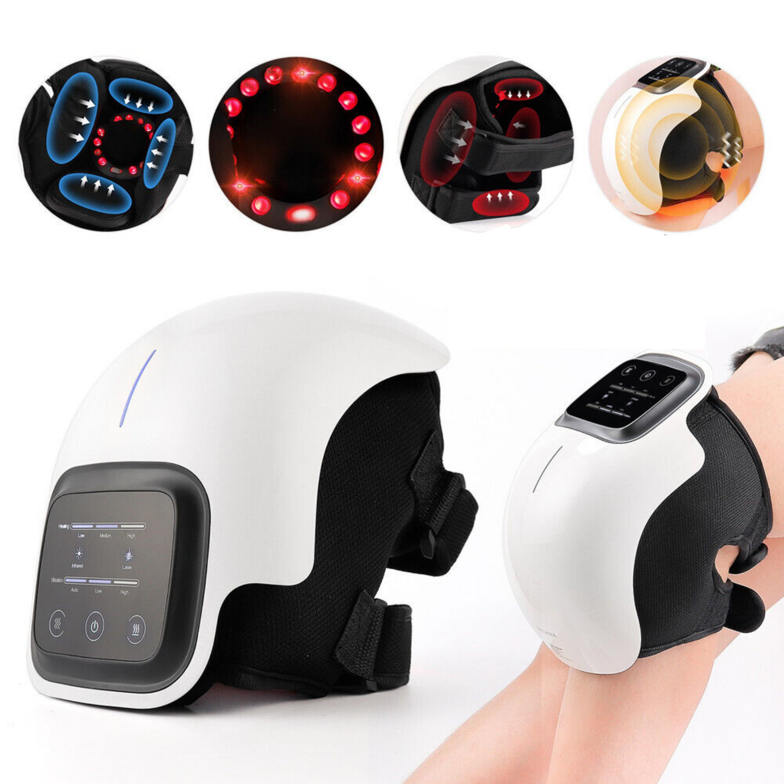 Smart Infrared Heating Therapy Electric Knee Massager Elbow Pain Relief Machine