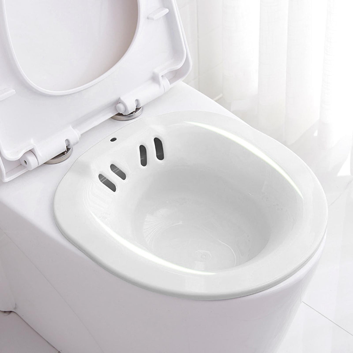 2.2L Bath Tub Hip Basin Bidet Pregnant Women Hemorrhoid Plastic Toilet Sitz