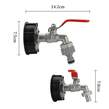 IBC Tank Hose Tap Garden Yard Water Connector Adapter Fittings 1/2" S60X6 Tool
