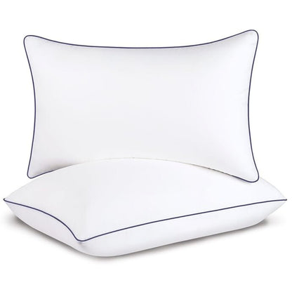 2 Pack Ultra Standard Size Soft Breathable Quality Bamboo Pillows  Hotel Quality