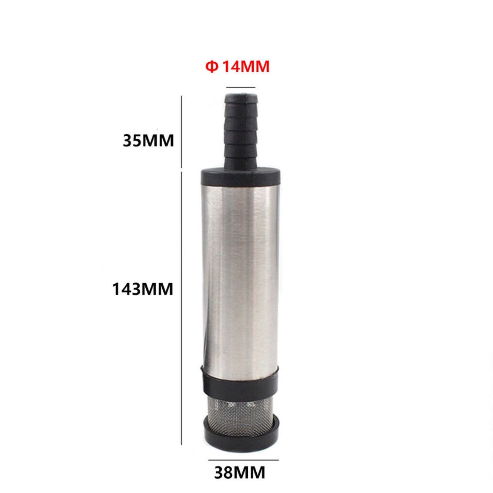 12V Submersible Aluminium Fuel Pump Diesel Oil Water Car Auto Vessel 38mm