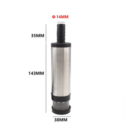 12V Submersible Aluminium Fuel Pump Diesel Oil Water Car Auto Vessel 38mm