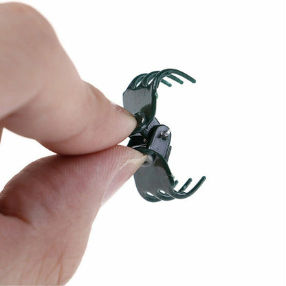 100pcs Vegetable Garden Flower Orchid Plant Plastic Support Clips Stake Holding