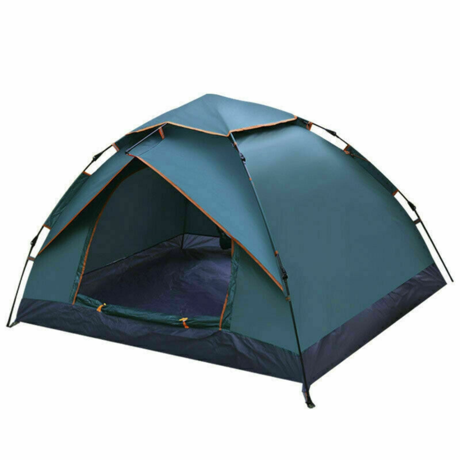 3-4 Persons Green Waterproof Outdoor UV Protection Camping Tent Automatic Open