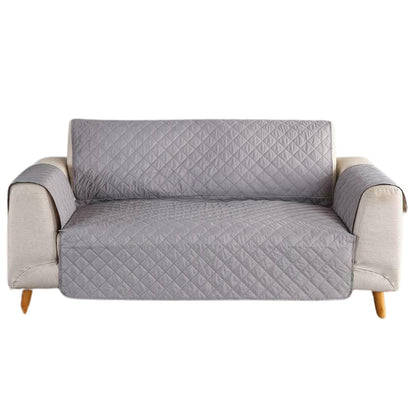 3 Seater Couch Covers Quilted Pet Sofa Cover Slipcovers Lounge Protector Grey