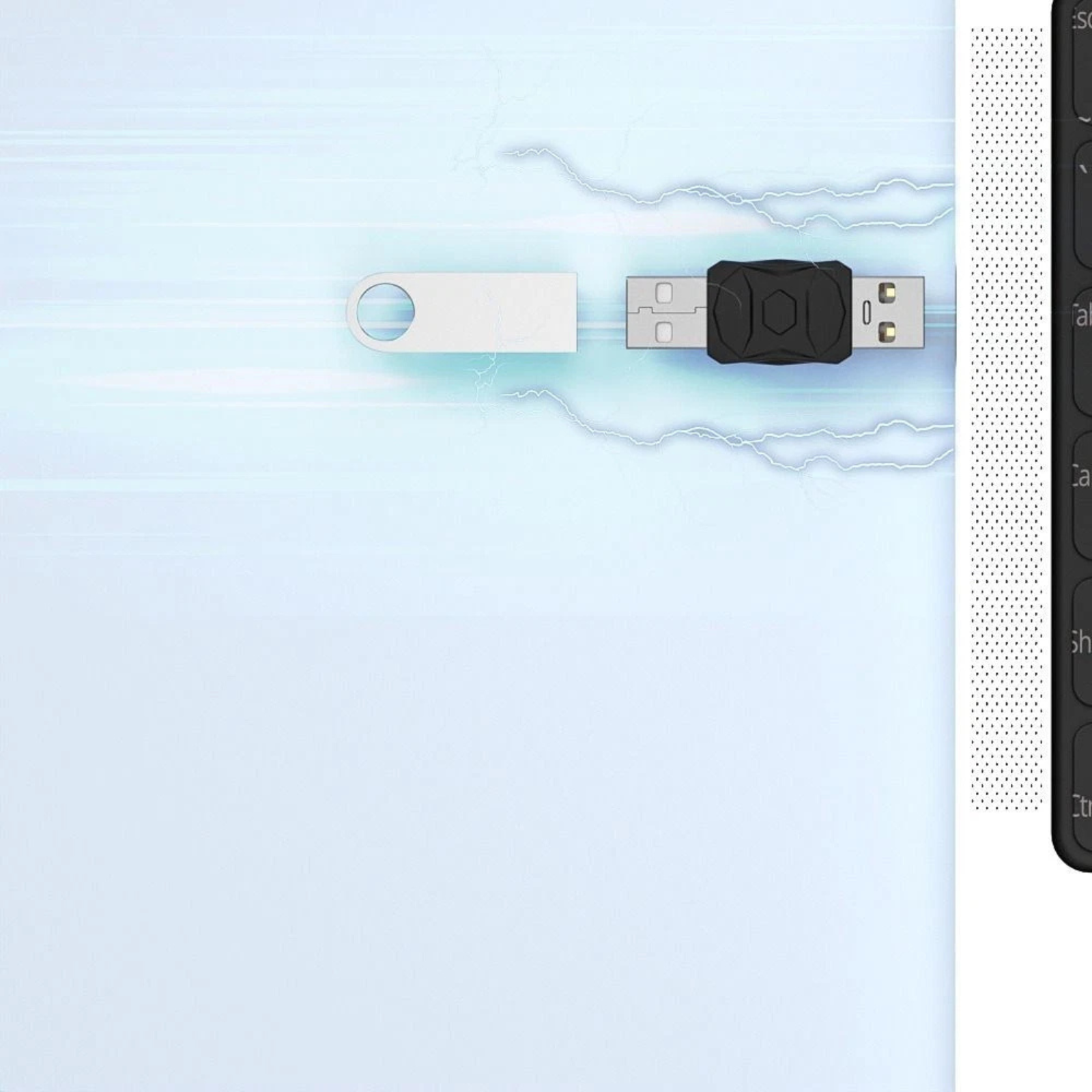 Male to Female USB-A to Micro USB Converter Mini Adapter Cable Gadget