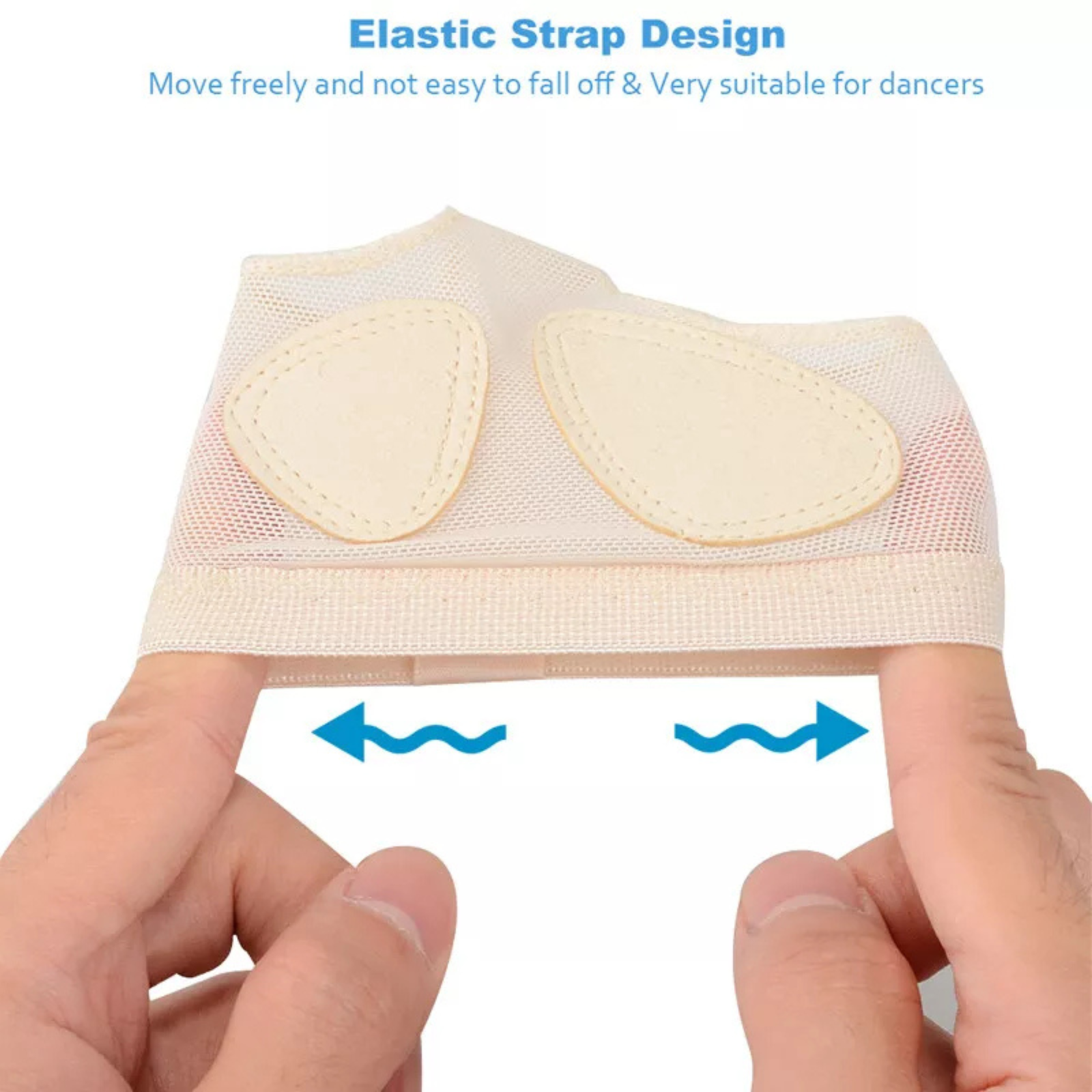 Half Lyrical Shoes Paws Pad Forefoot Cover Ballet Dance Foot Thongs Toe Medium