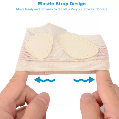 Half Lyrical Shoes Paws Pad Forefoot Cover Ballet Dance Foot Thongs Toe Medium