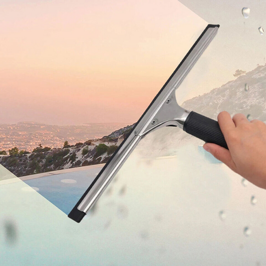 Bathroom Shower Cleaner Blade Wiper Cleaning Squeegee Glass Window 25cm