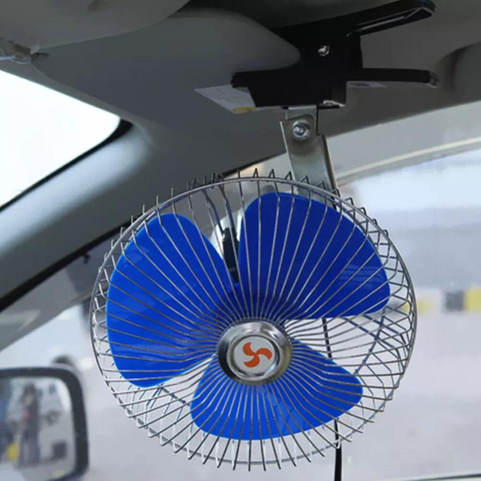 Oscillating Auto Cooling Fan 12V Portable Vehicle 8 Inch  Auto Car Fan