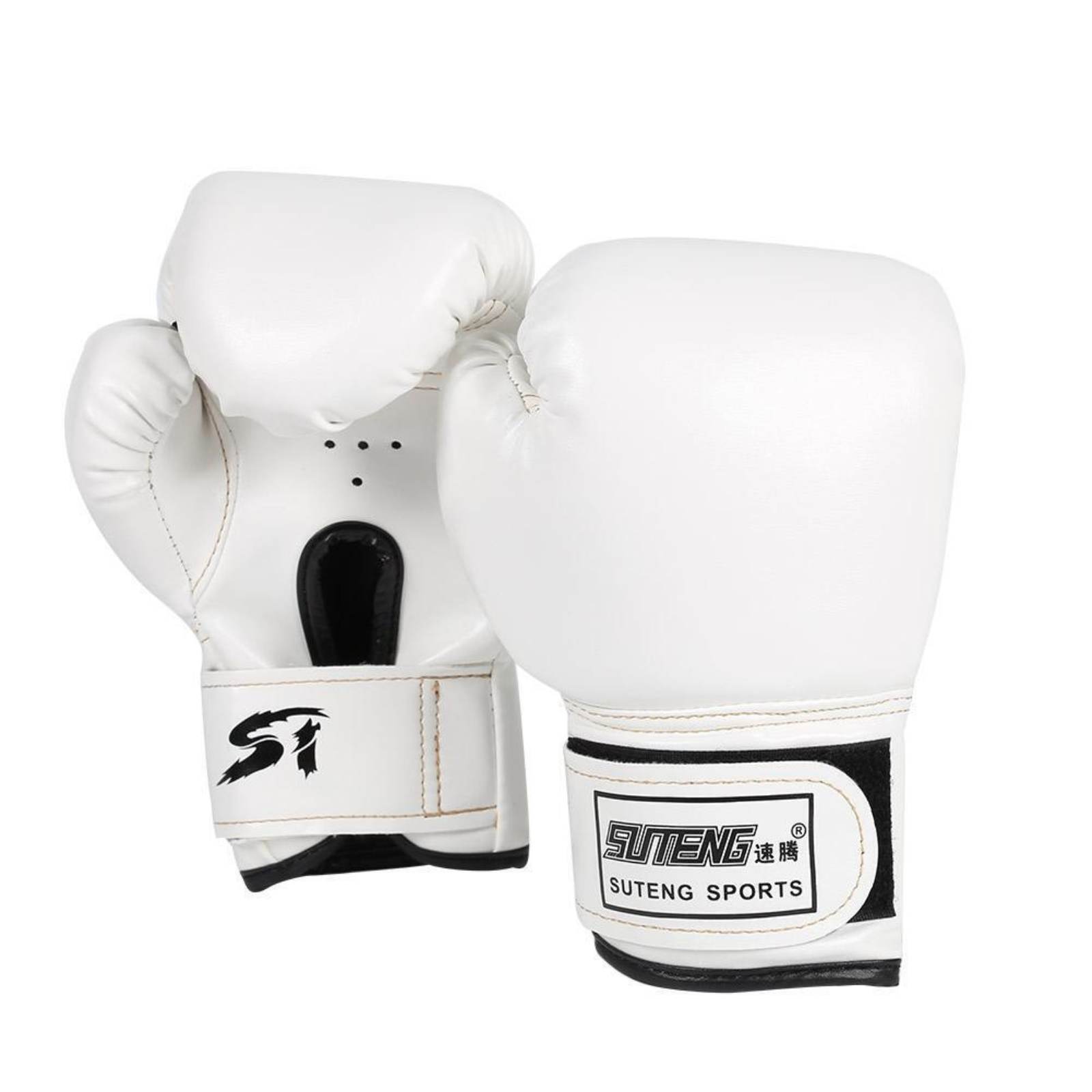 MMA Kick Boxing Training Gloves Children Kids Sparring Punching Gloves White