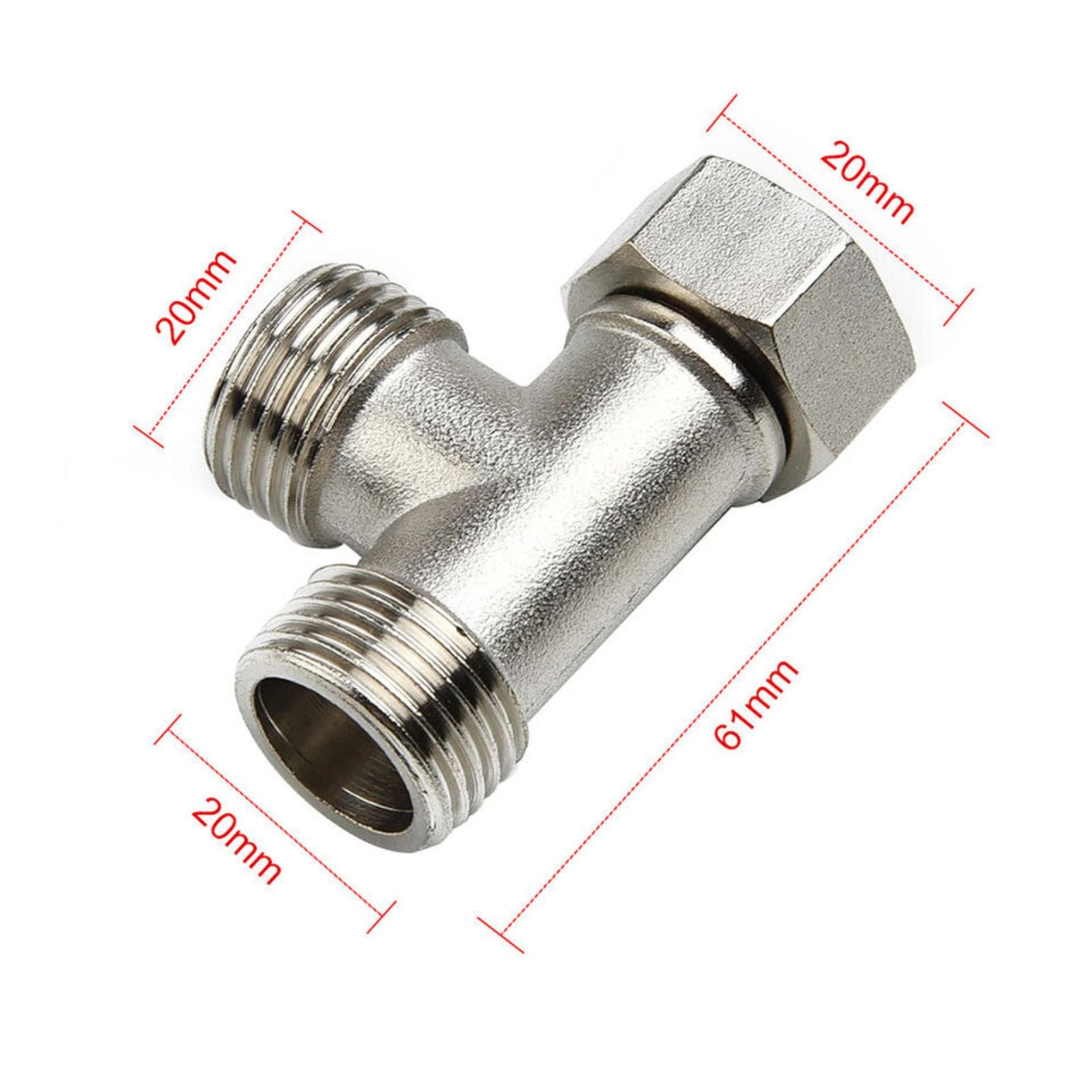 3 Ways Valve Diverter For Toilet Bath Bidet Shower Sprayer Head 1pc T-Adapter