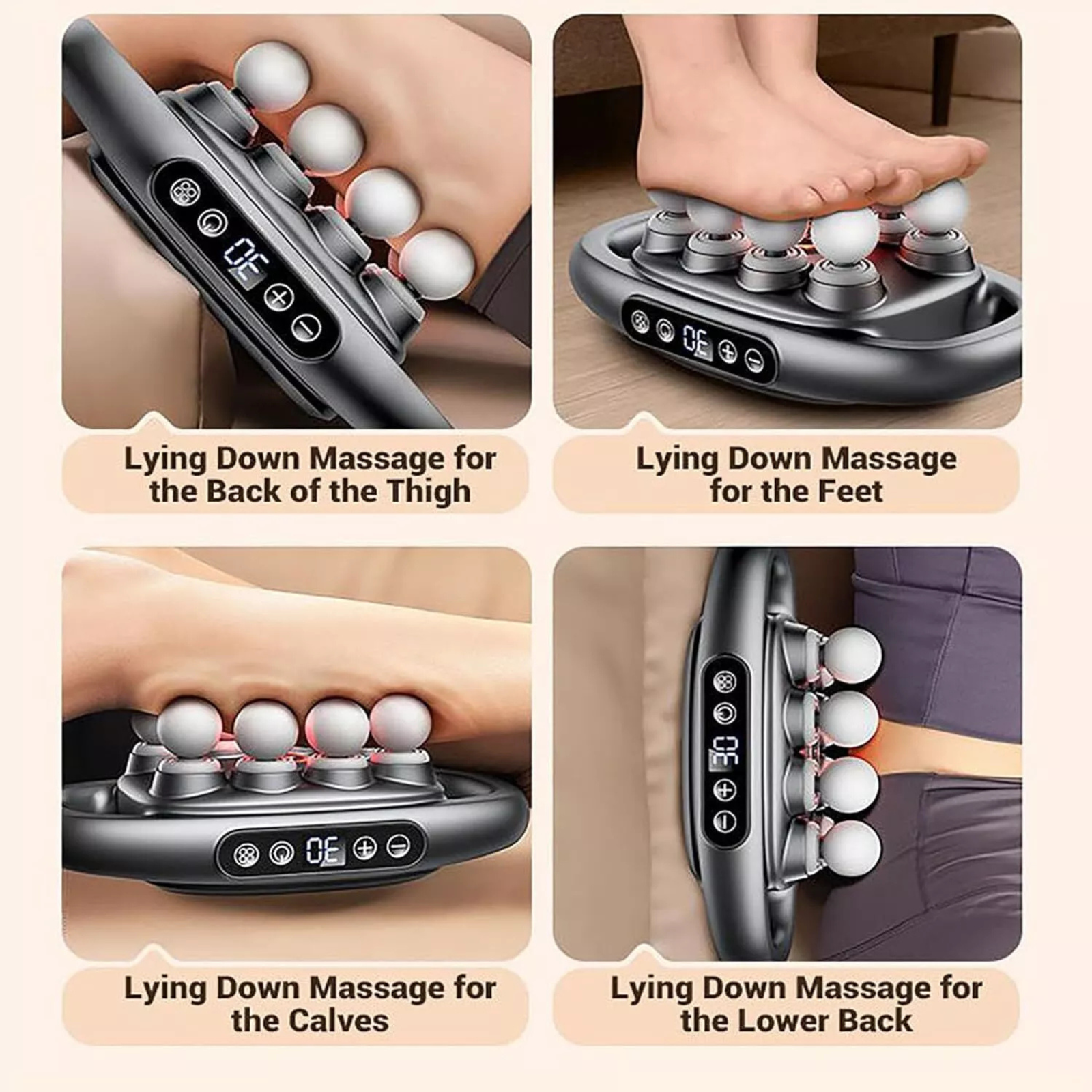 Electric Massager Relieve Muscle Pain Upgraded 16 Heads Massage Gun Deep Tissue