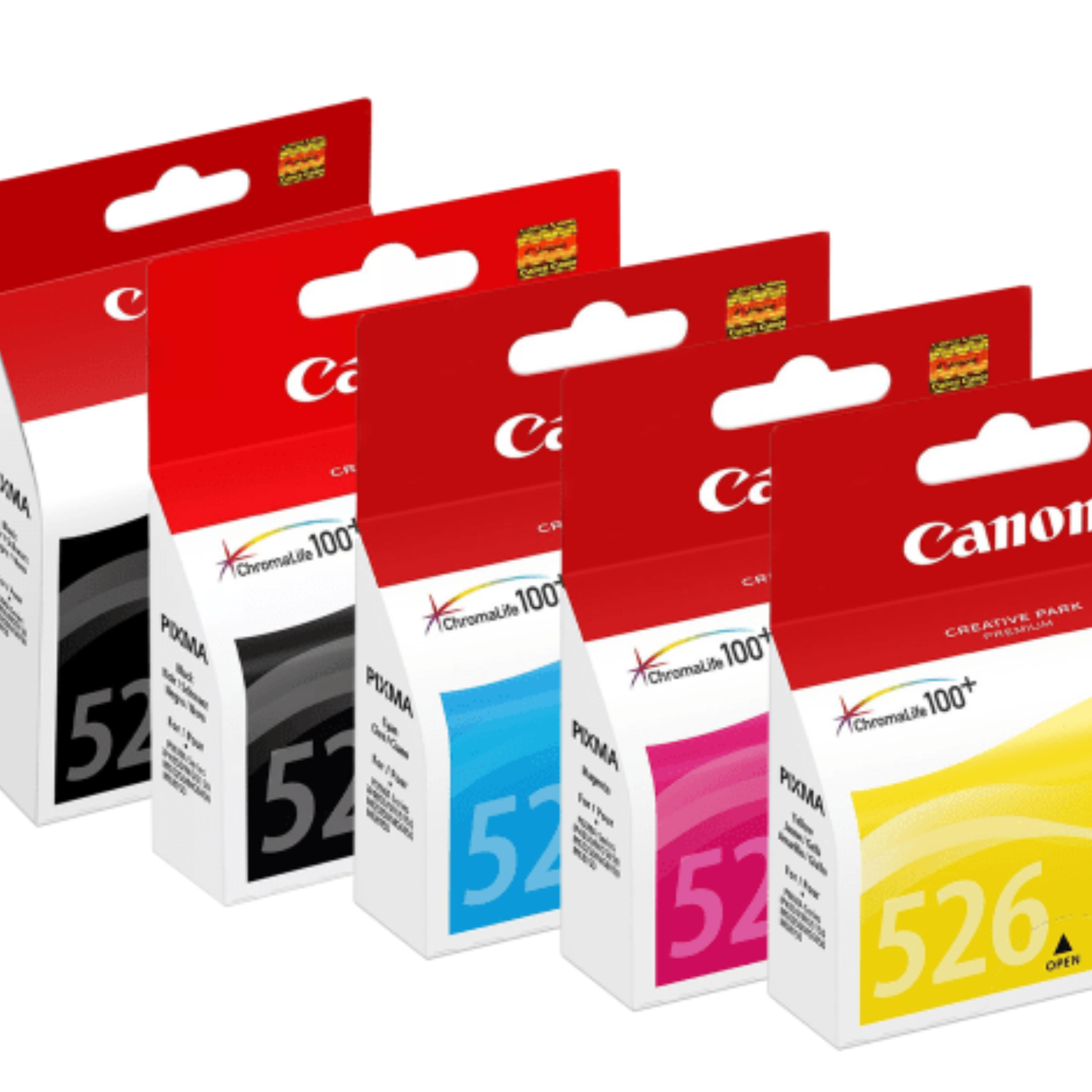 Canon PGI-525 CLI-526 Genuine Ink Cartridge Combo Value 5 Pack