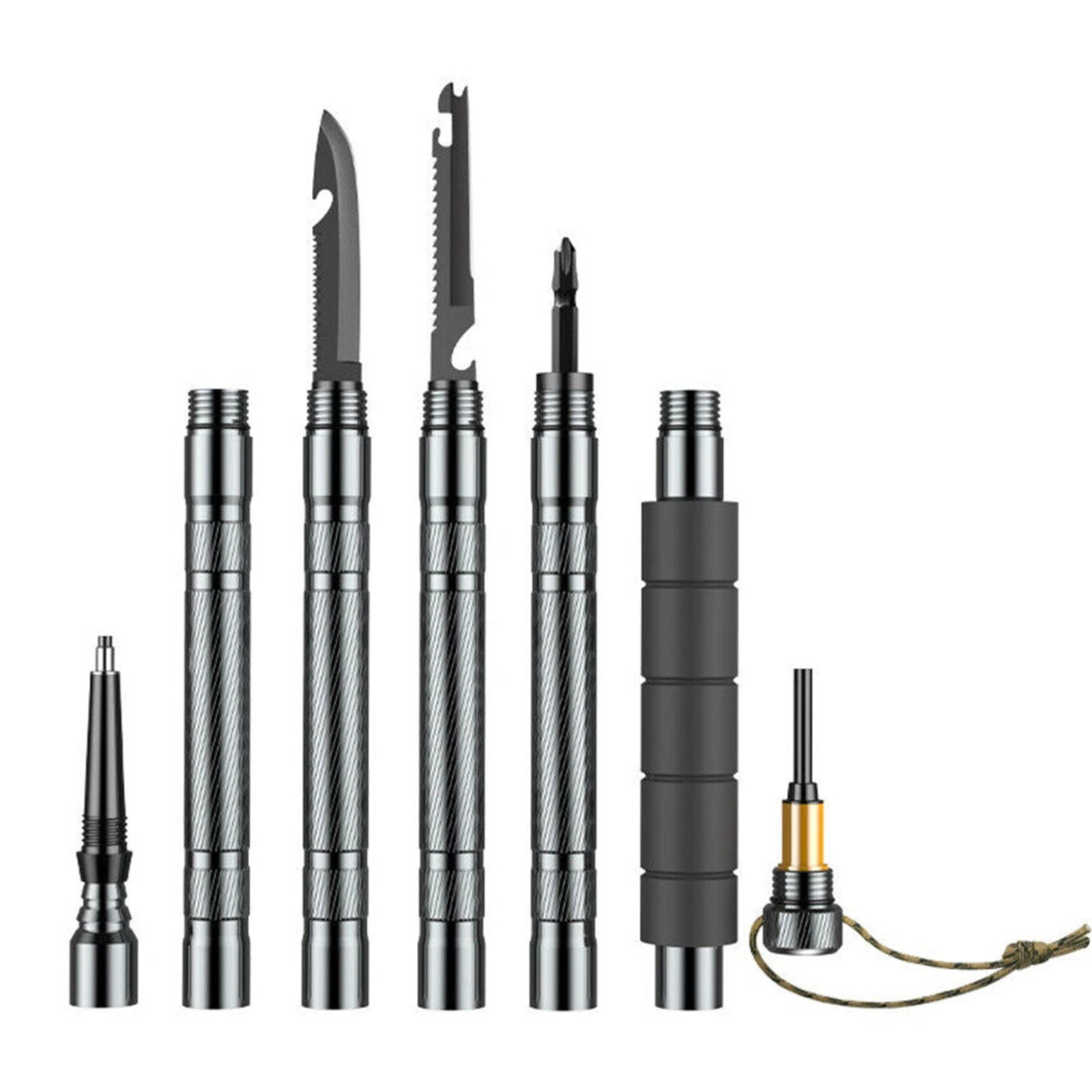 Trekking Poles Multifunctional Hiking Adjustable Anti Shock Walking Sticks
